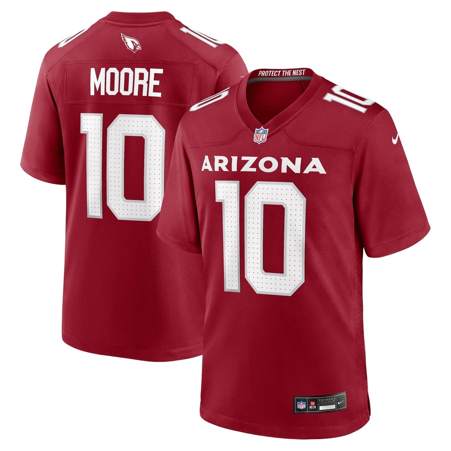 Chris Moore Arizona Cardinals Team Game Jersey - Cardinal football jersey product view 1