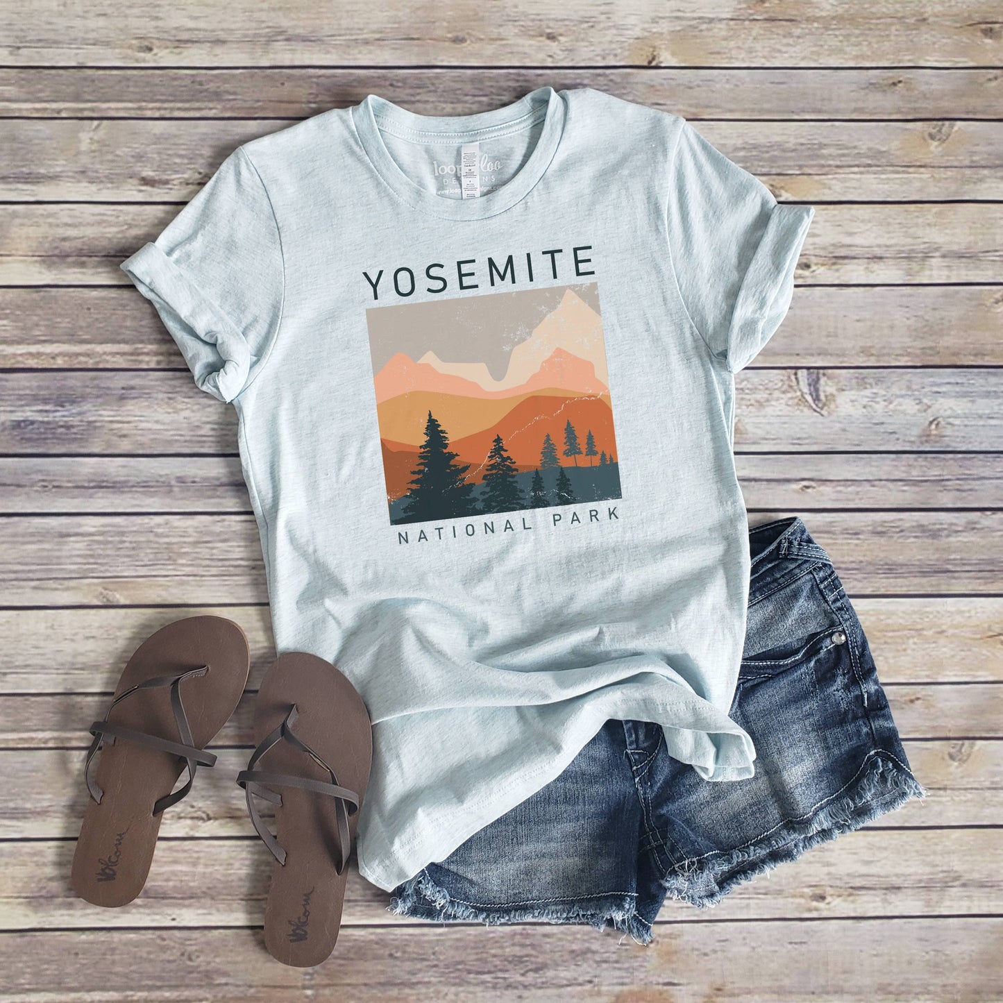 Yosemite Tee | National Parks | Sizes XS-2XL Unisex T-shirt, Sweatshirt, Hoodie, Long Sleeve Tee - T-Shirt, Sweatshirt, Hoodie