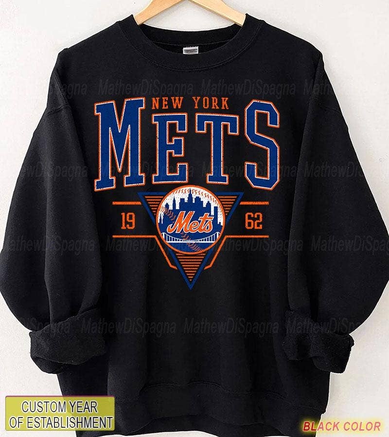 New York Vintage Baseball Crewneck Sweatshirt Tee Unisex T-shirt, Sweatshirt, Hoodie, Long Sleeve Tee - T-Shirt, Sweatshirt, Hoodie