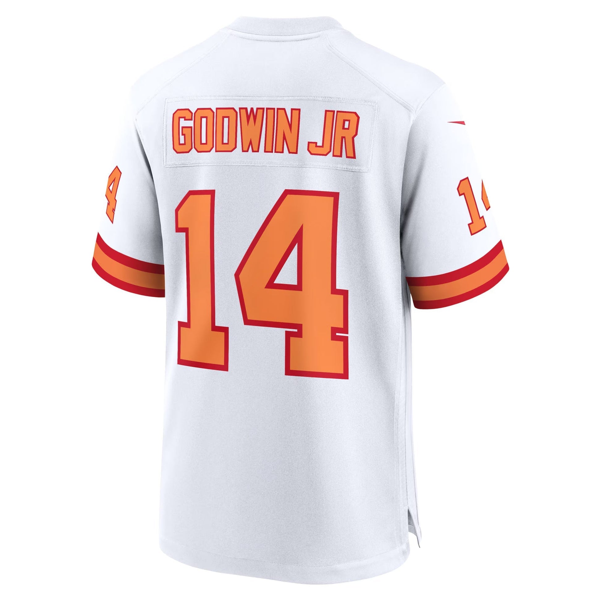 76 Tampa Bay Buccaneers Chris Godwin Jr. White 50th Season Game Jersey football jersey product view 2