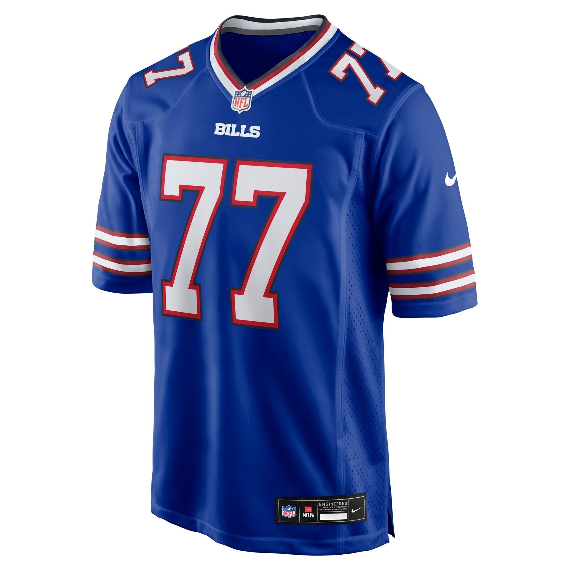 Buffalo Bills Chase Lundt Royal Team Game Jersey football jersey product view 2