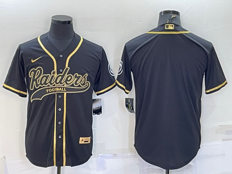 Men's Las Vegas Raiders Black Game Blank Jersey1 football jersey product view 1