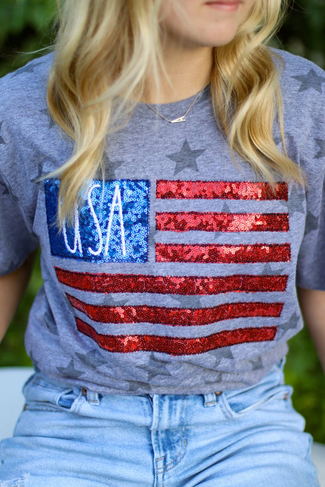 USA Flag Patriotic 4th of July Short Sleeve Unisex T-shirt, Sweatshirt, Hoodie, Long Sleeve Tee - T-Shirt, Sweatshirt, Hoodie