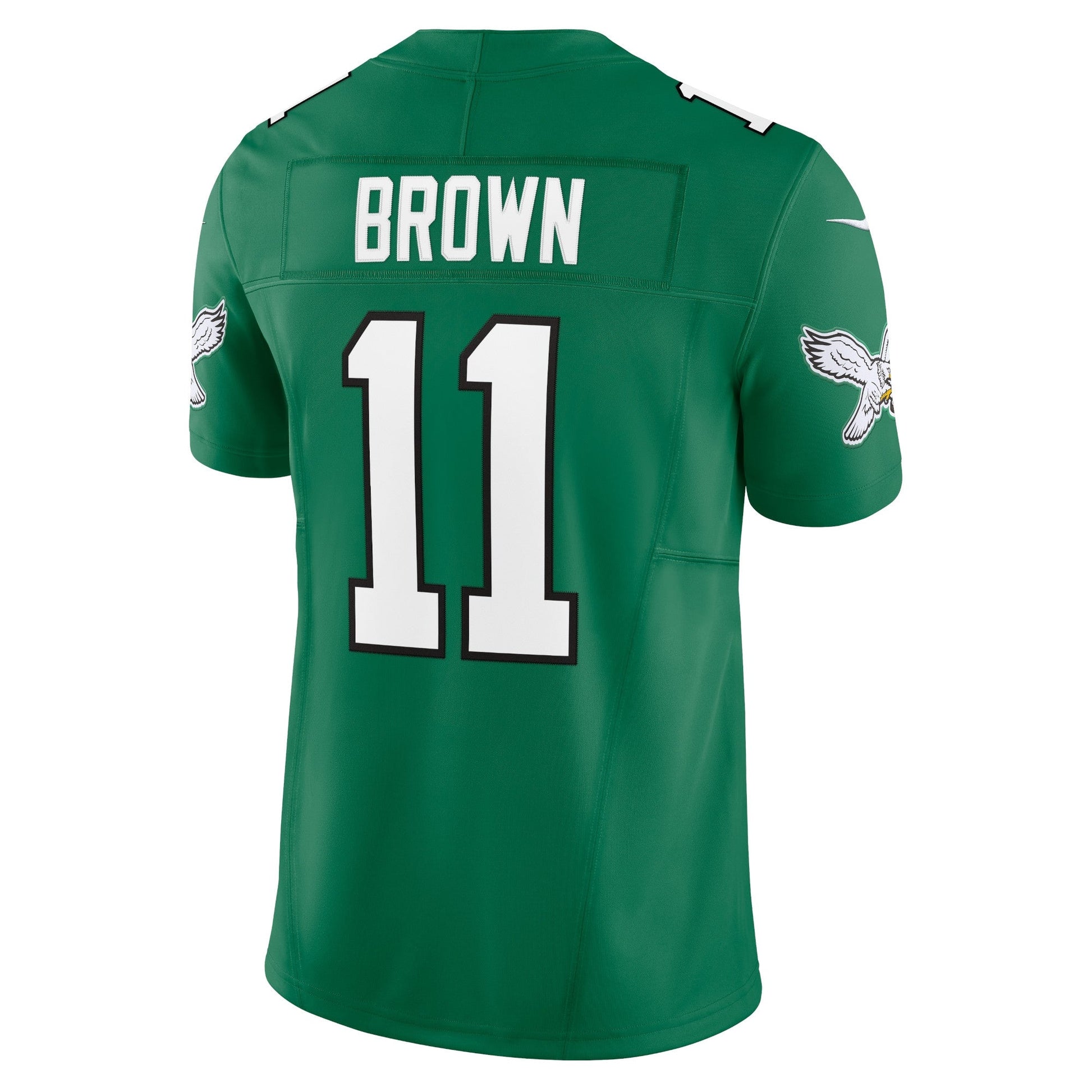 A.J. Brown Philadelphia Eagles Vapor F.U.S.E. Limited Jersey - Kelly Green football jersey product view 3