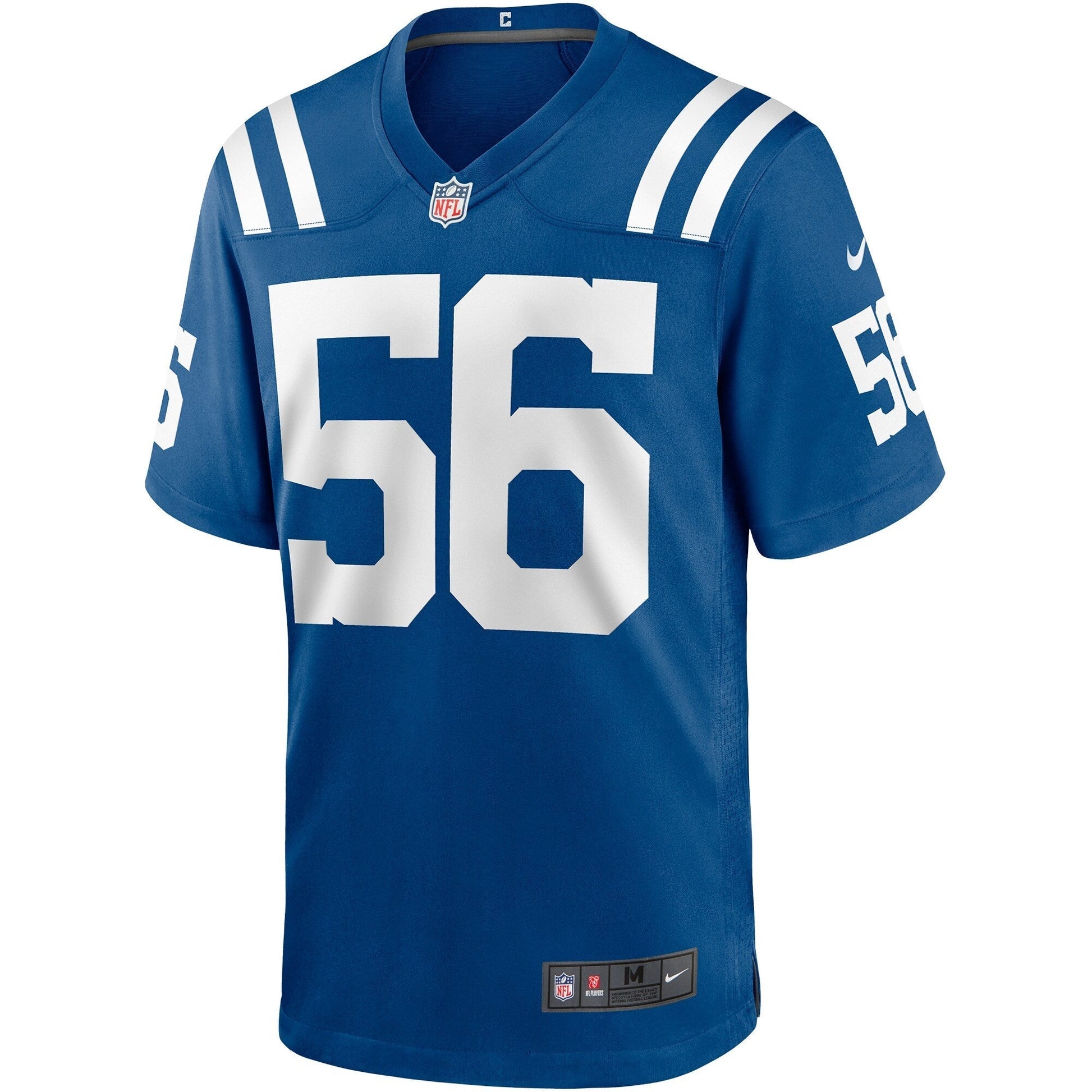 Indianapolis Colts Quenton Nelson Royal Player Game Jersey football jersey product view 1