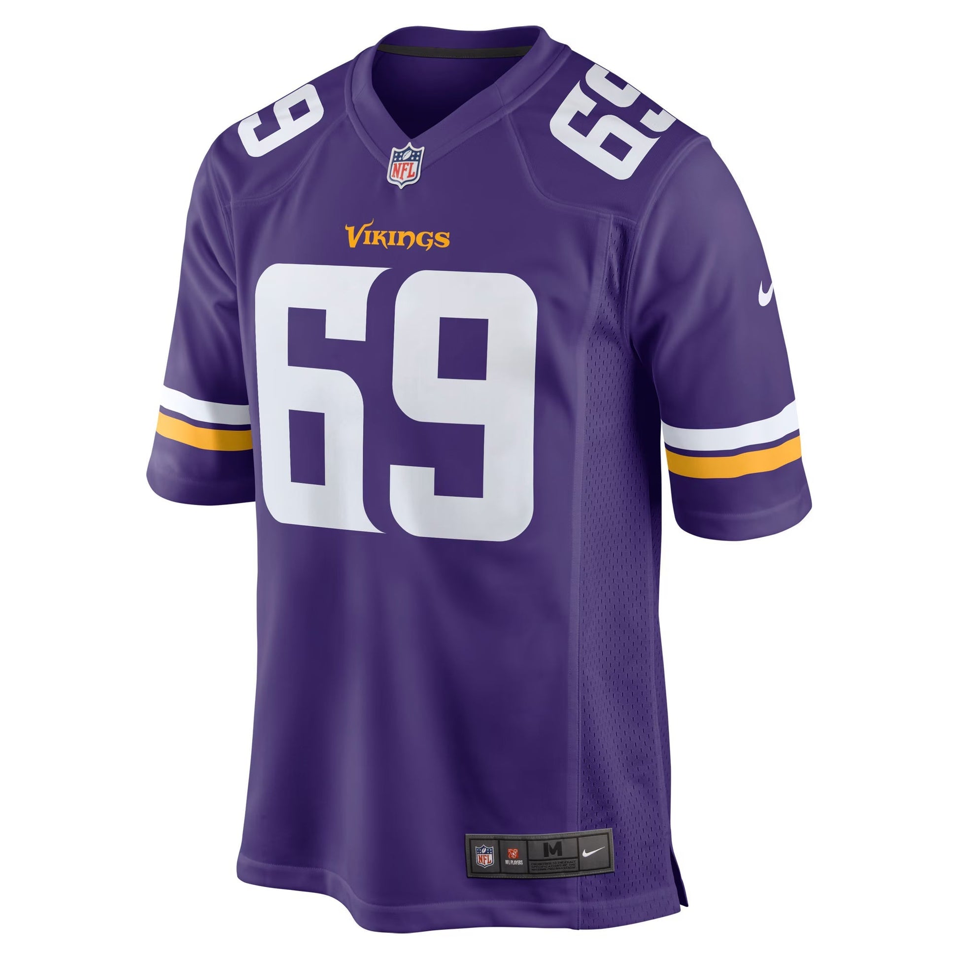 Minnesota Vikings Jared Allen Purple Retired Player Game Jersey football jersey product view 1