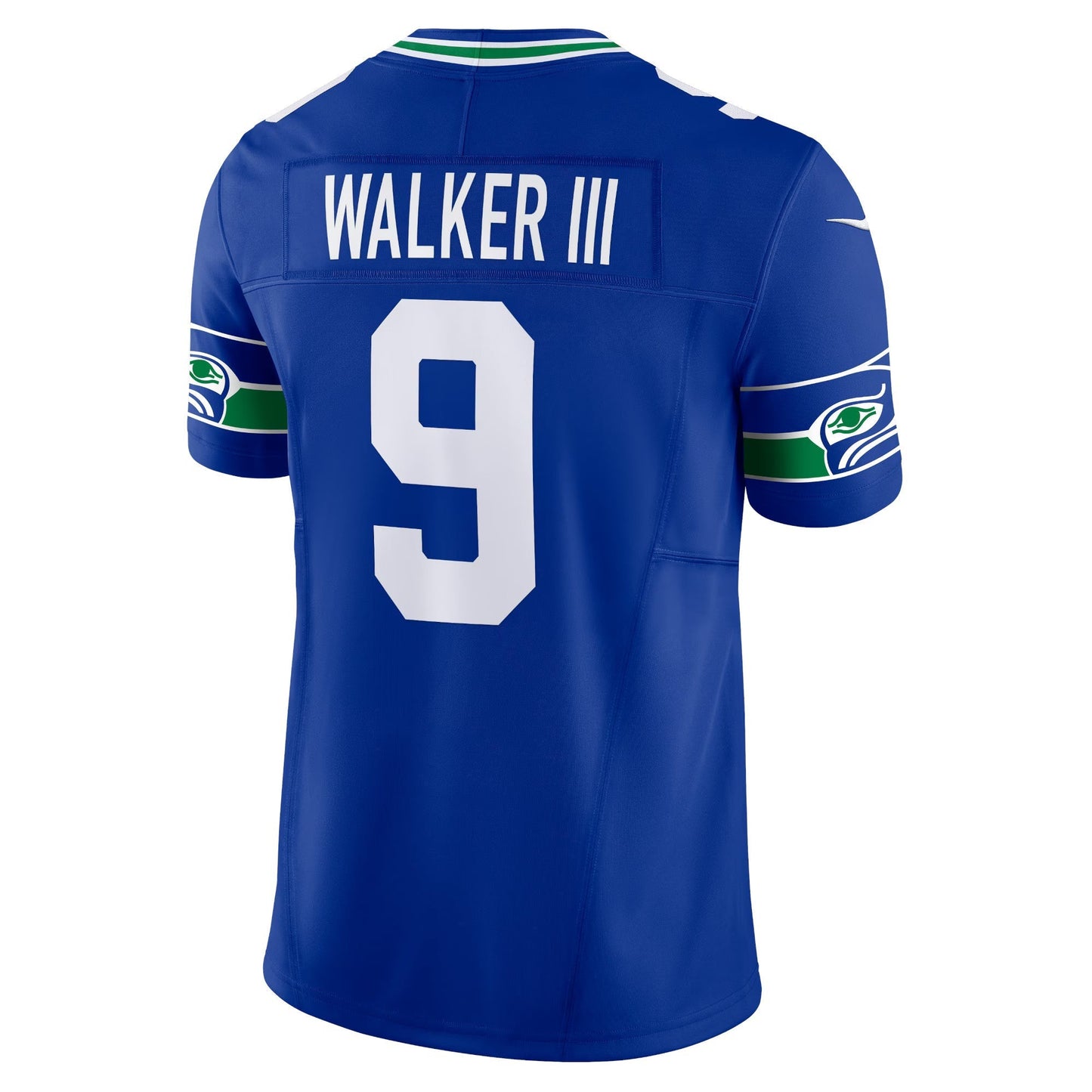 Seattle Seahawks Kenneth Walker III Royal Vapor F.U.S.E. Limited Jersey football jersey product view 2
