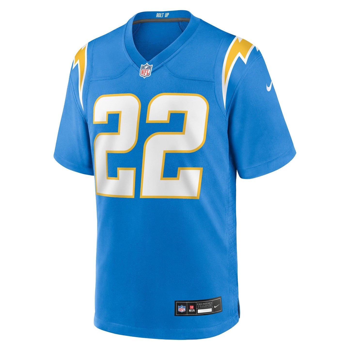 Los Angeles Chargers Najee Harris Powder Blue Game Player Jersey football jersey product view 2