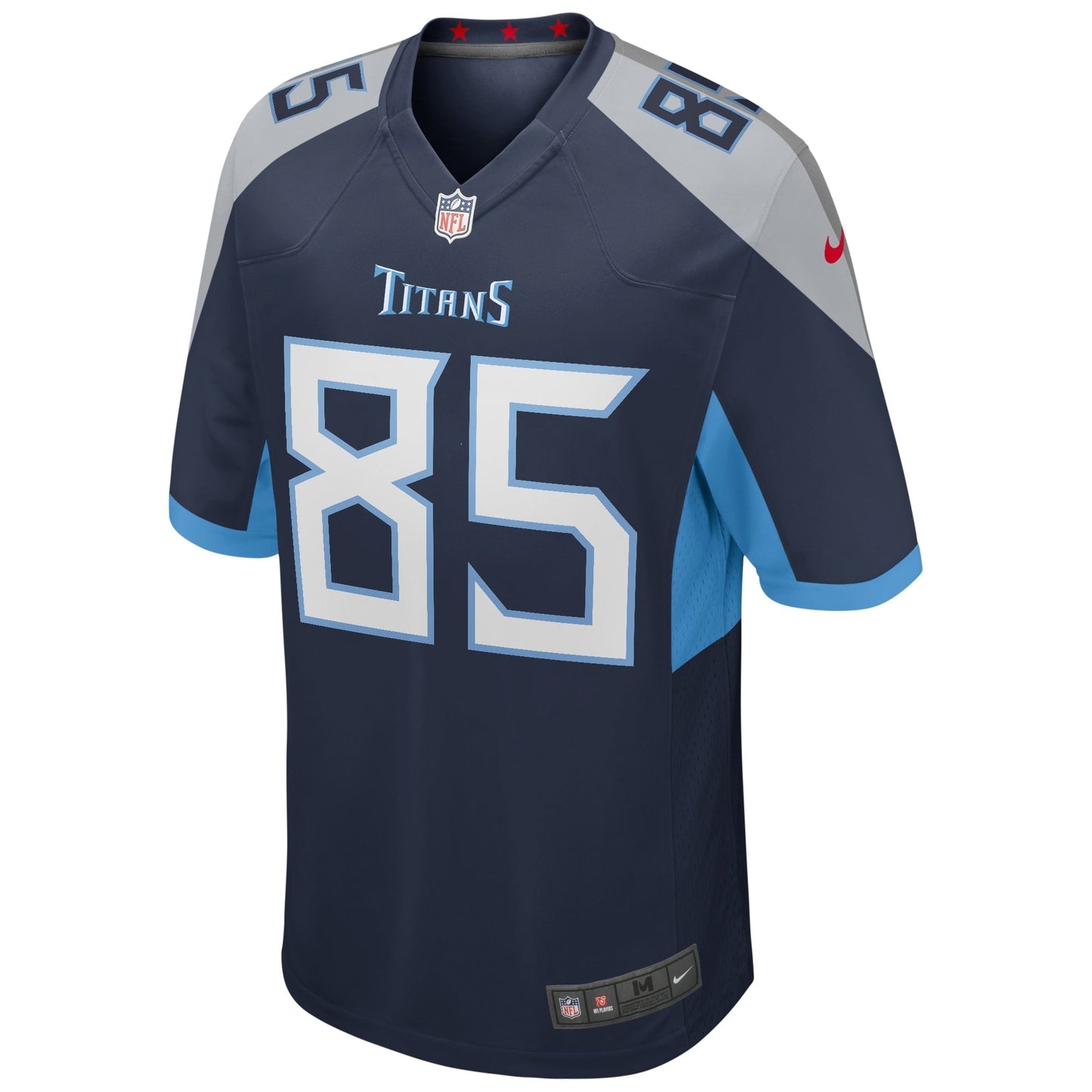 Tennessee Titans Derrick Mason Navy Game Retired Player Jersey football jersey product view 2
