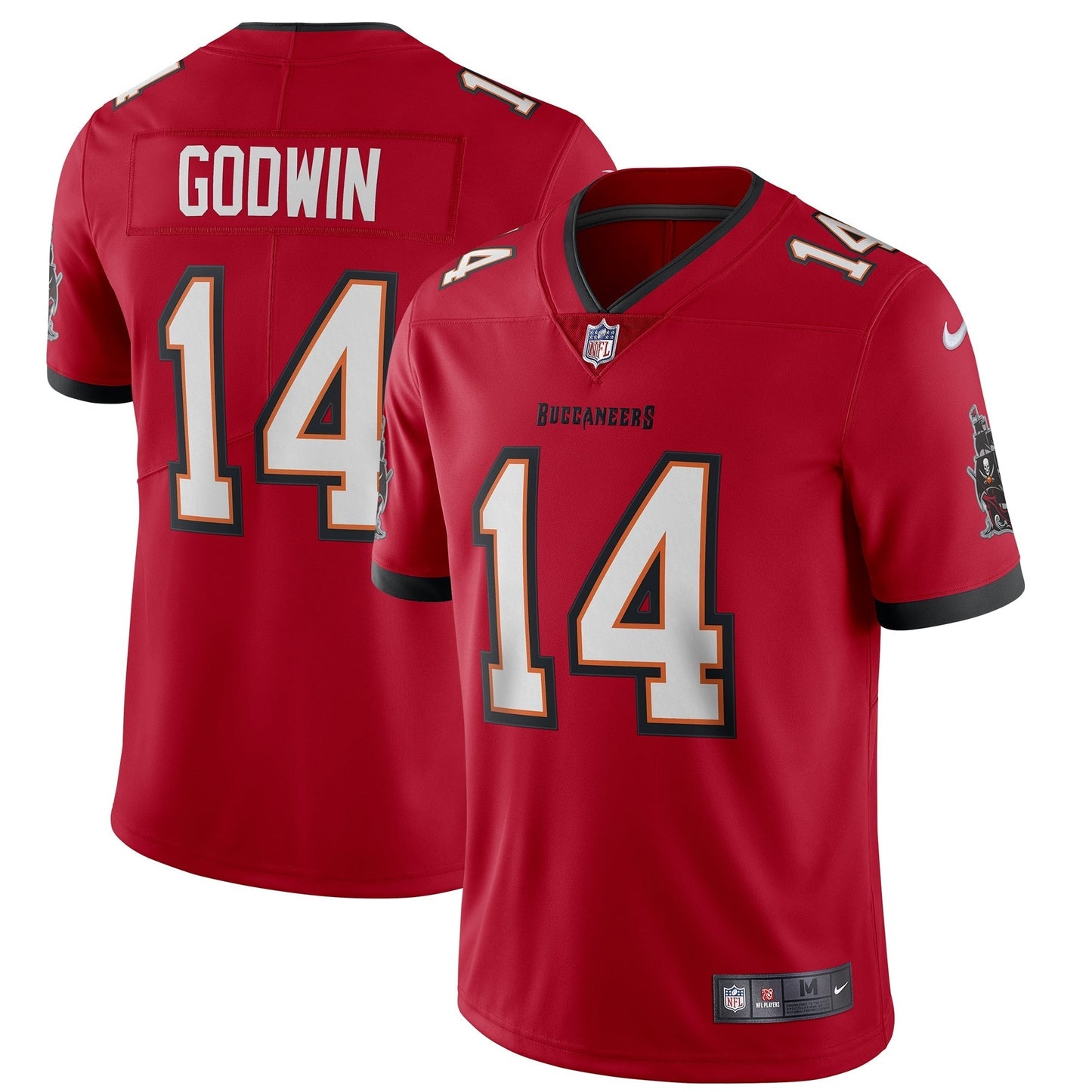 Tampa Bay Buccaneers Chris Godwin Red Vapor Limited Jersey football jersey product view 1