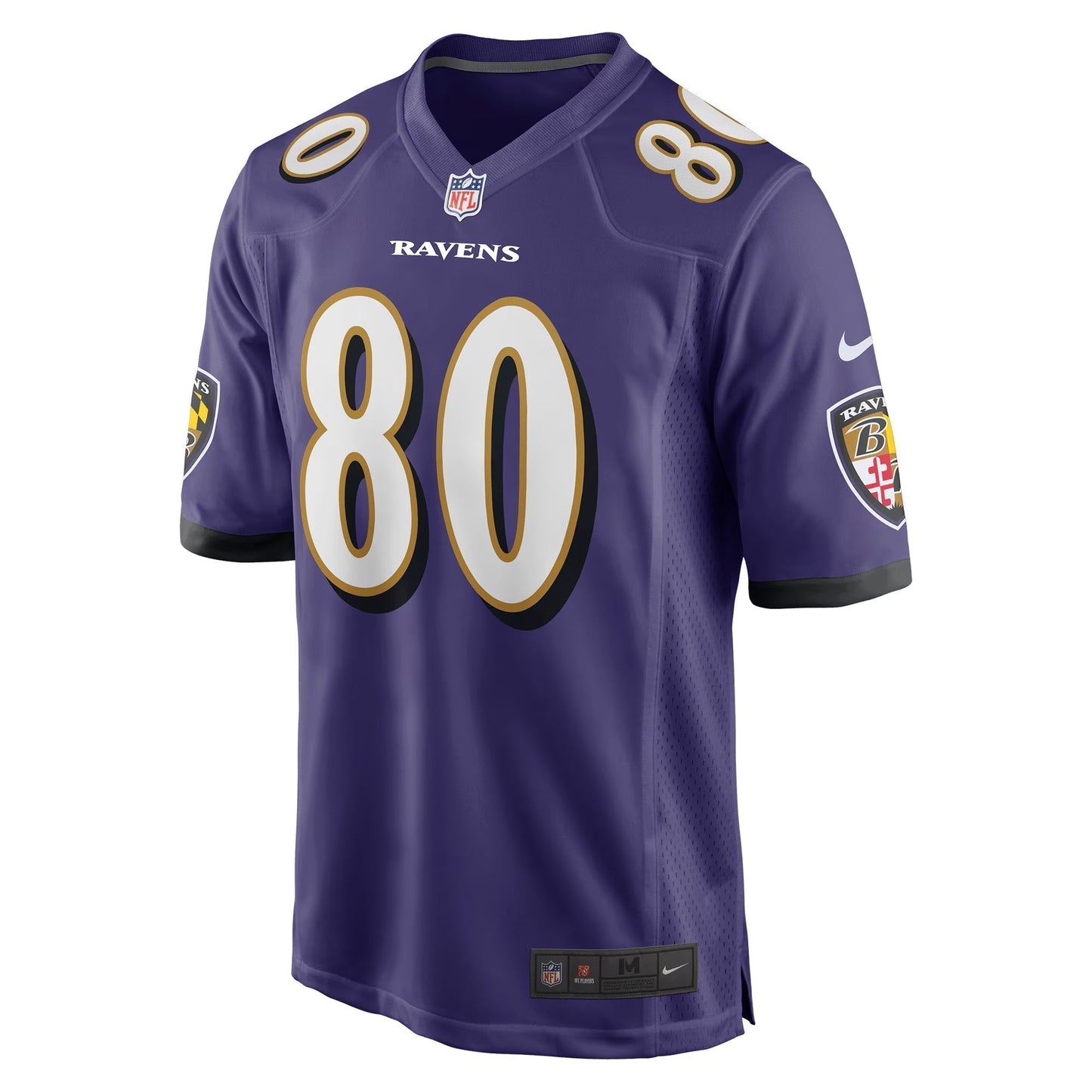 Baltimore Ravens Isaiah Likely Purple Player Game Jersey football jersey product view 2