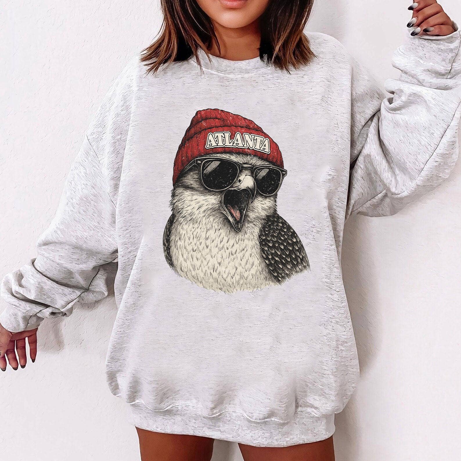 Vintage Atlanta Football Game Day Shirt For Women Unisex T-shirt, Sweatshirt, Hoodie, Long Sleeve Tee - T-Shirt, Sweatshirt, Hoodie