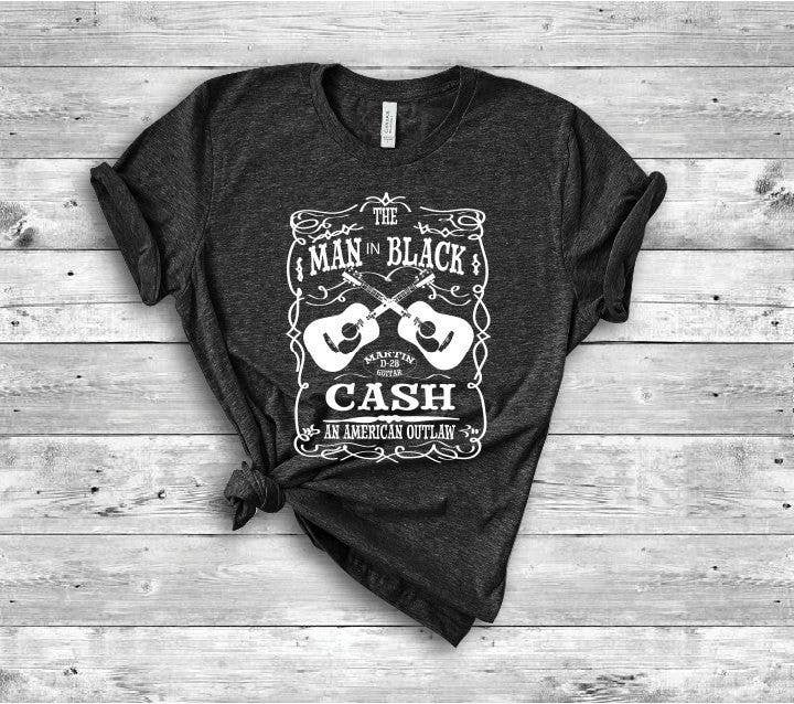 The Man in Black - Cash Country Tee Unisex T-shirt, Sweatshirt, Hoodie, Long Sleeve Tee - T-Shirt, Sweatshirt, Hoodie