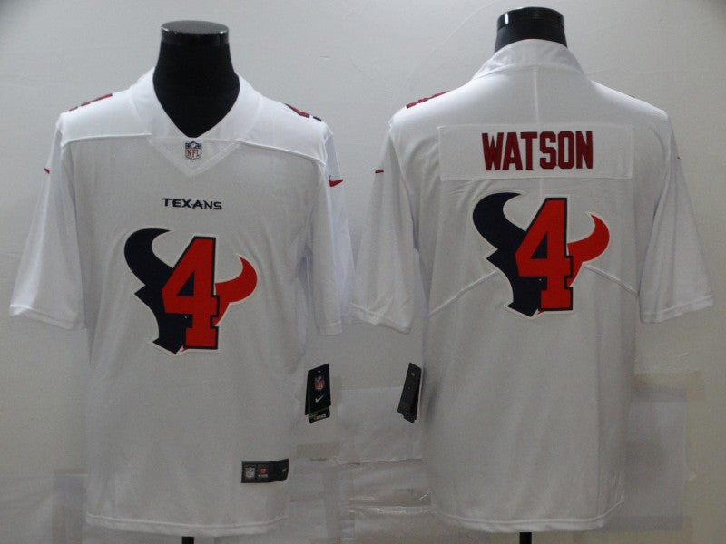 Men's Houston Texans Deshaun Watson #4 White Player Game Jersey1 football jersey product view 1