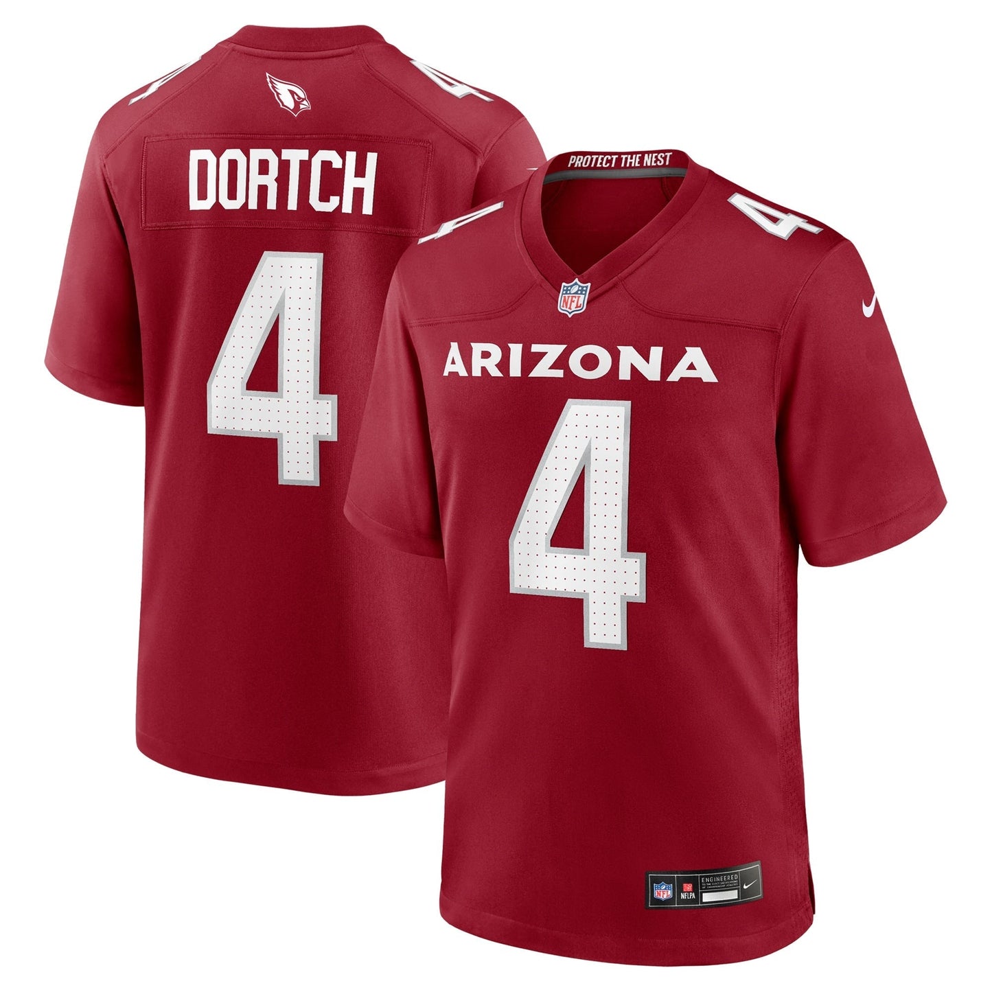 Greg Dortch Arizona Cardinals Team Game Jersey - Cardinal football jersey product view 1