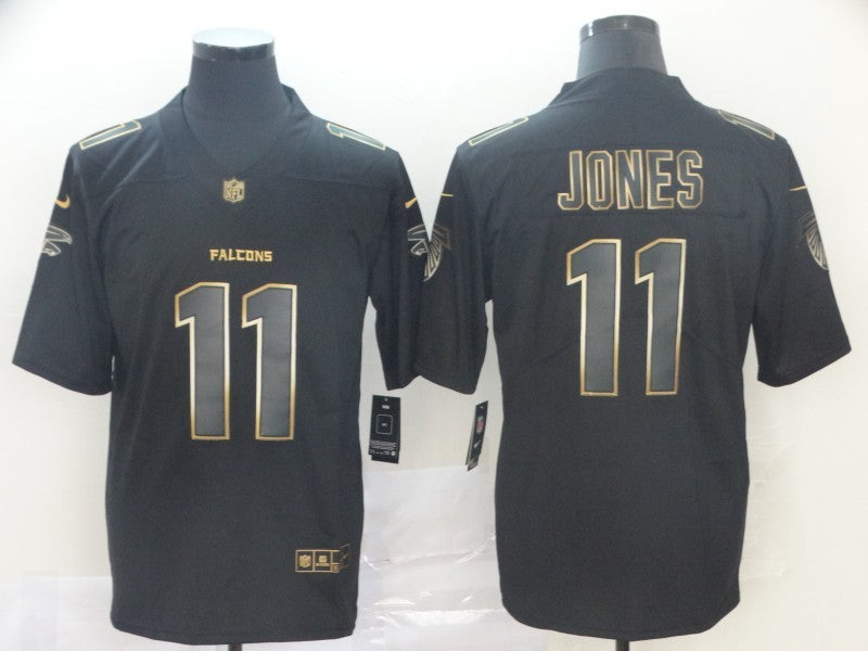 Men's Atlanta Falcons #11 Julio Jones Black Game Jersey1 football jersey product view 1