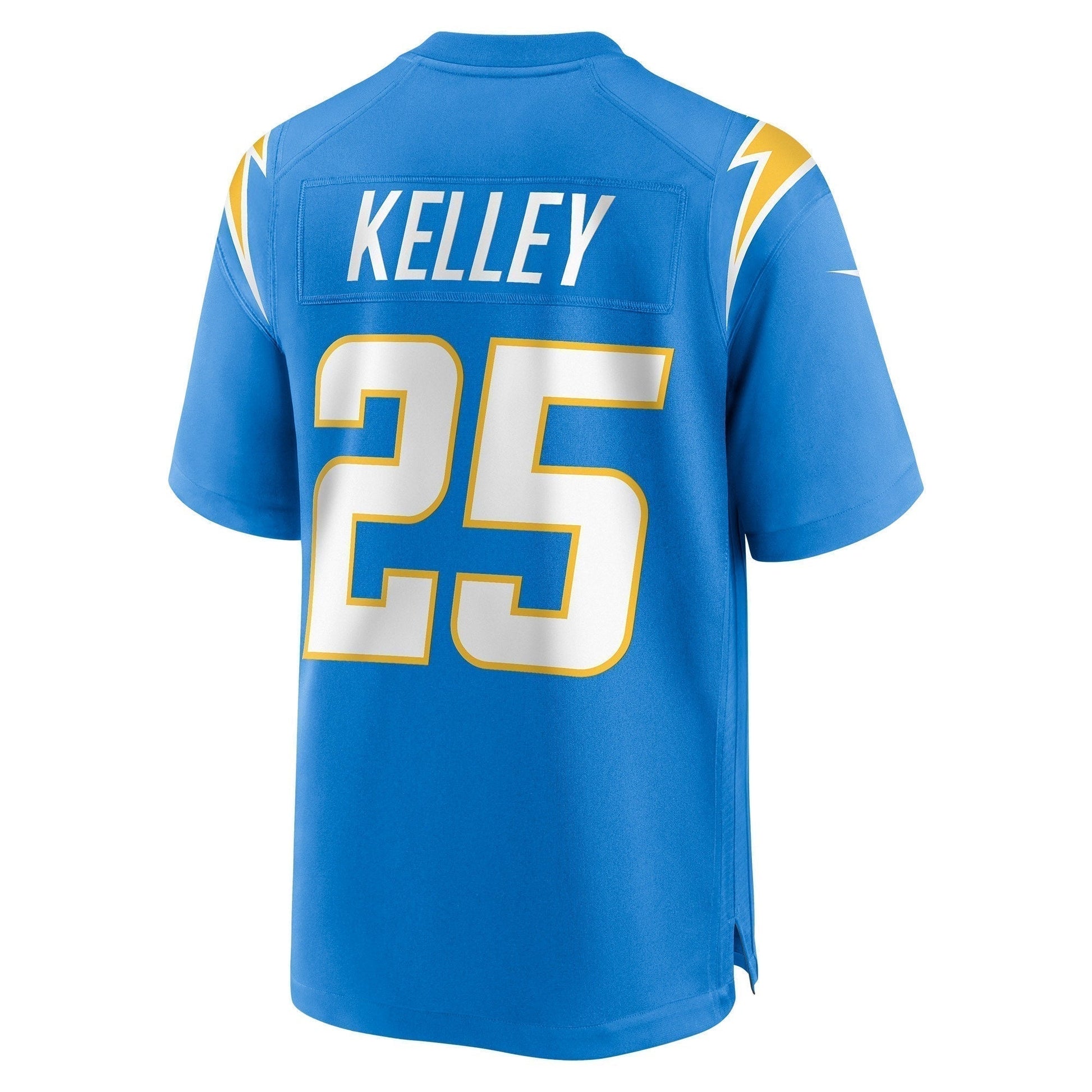 Joshua Kelley Los Angeles Chargers Game Jersey - Powder Blue football jersey product view 3