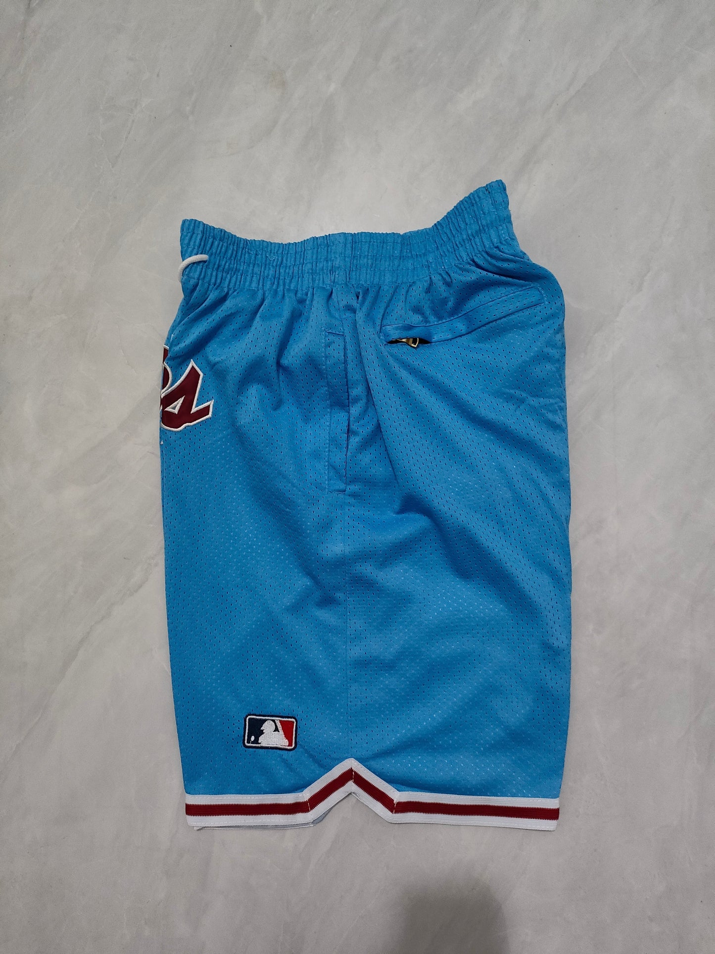 JUST DON Philadelphia Phillies Pocket Shorts baseball jersey product view 3