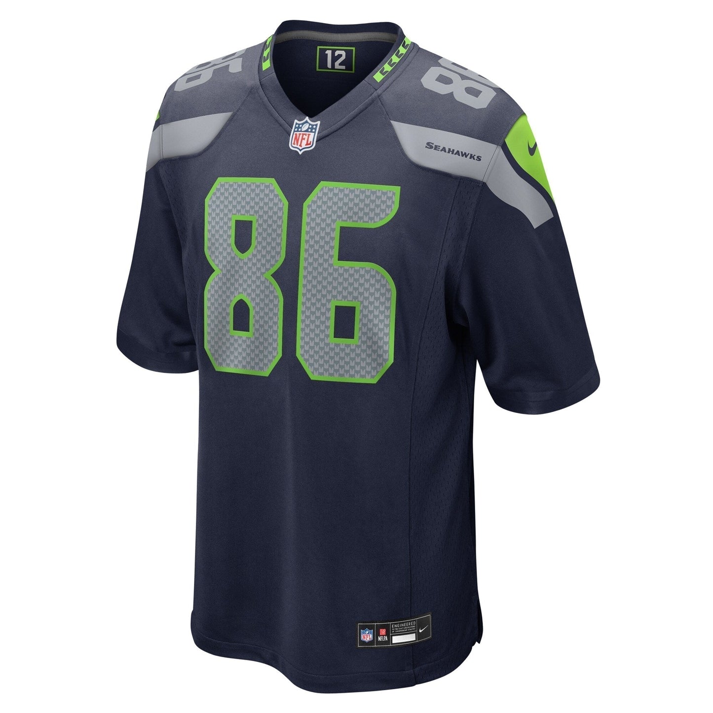 Pharaoh Brown Seattle Seahawks Game Jersey - College Navy football jersey product view 2