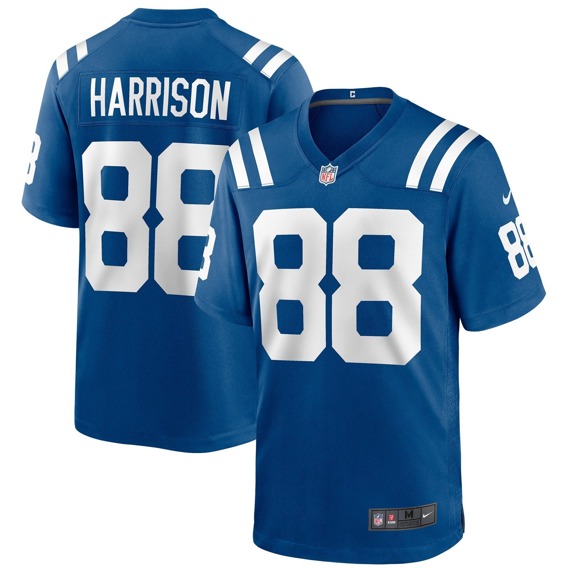 Marvin Harrison Indianapolis Colts Game Retired Jersey - Royal football jersey product view 1