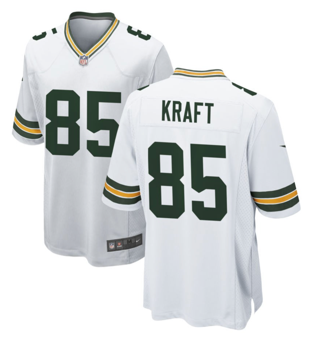 Tucker Kraft Green Bay Packers Jersey football jersey product view 1