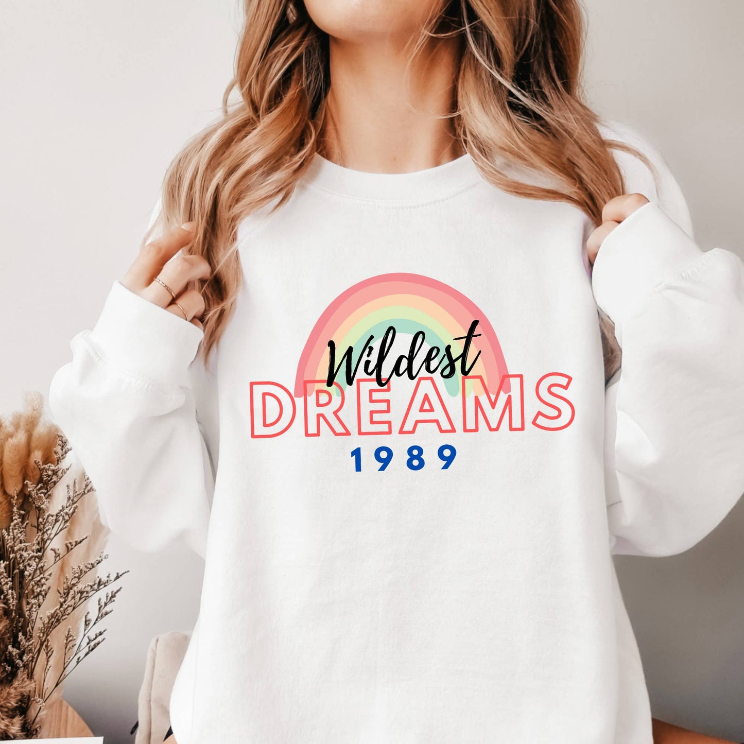 Wildest Dreams 1989 Rainbow Sweatshirt Unisex T-shirt, Sweatshirt, Hoodie, Long Sleeve Tee - T-Shirt, Sweatshirt, Hoodie