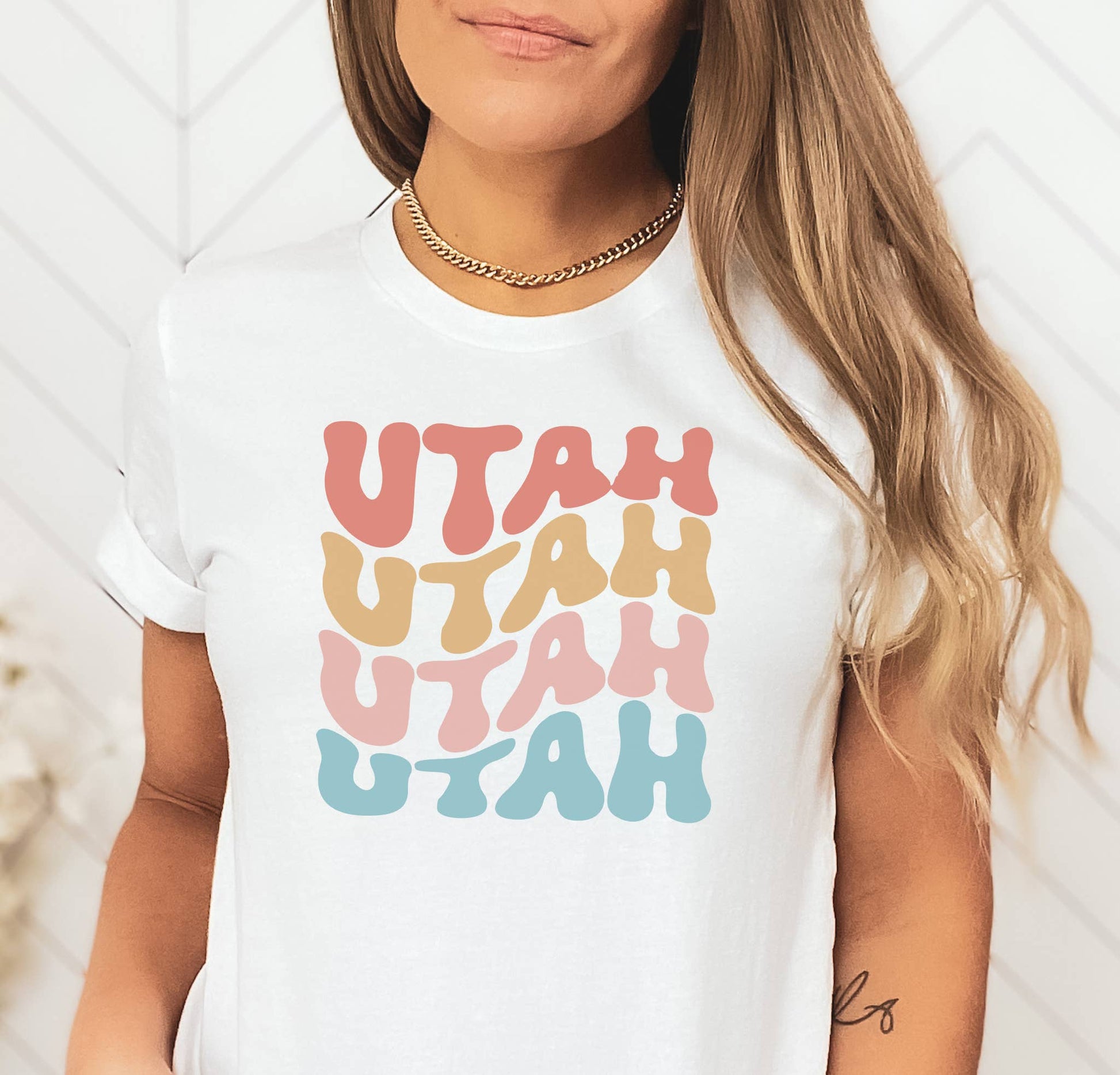 Wavy State Tee | Choose State | Black or White Tee | XS-2XL Unisex T-shirt, Sweatshirt, Hoodie, Long Sleeve Tee - T-Shirt, Sweatshirt, Hoodie