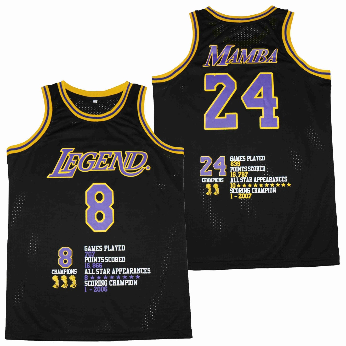 Kobe Bryant 8 x 24 Jersey basketball jersey product view 3