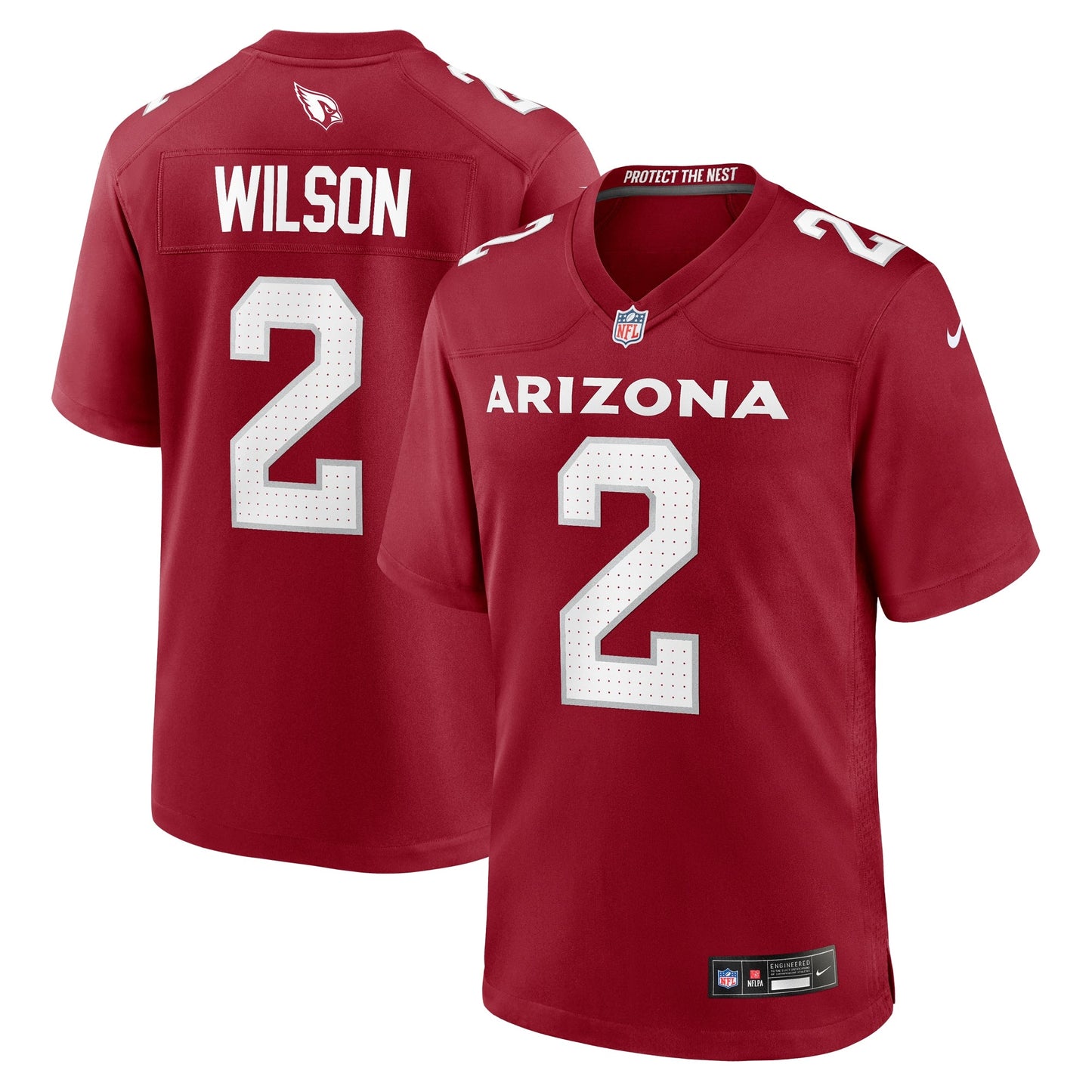 Mack Wilson Arizona Cardinals Game Jersey - Cardinal football jersey product view 1