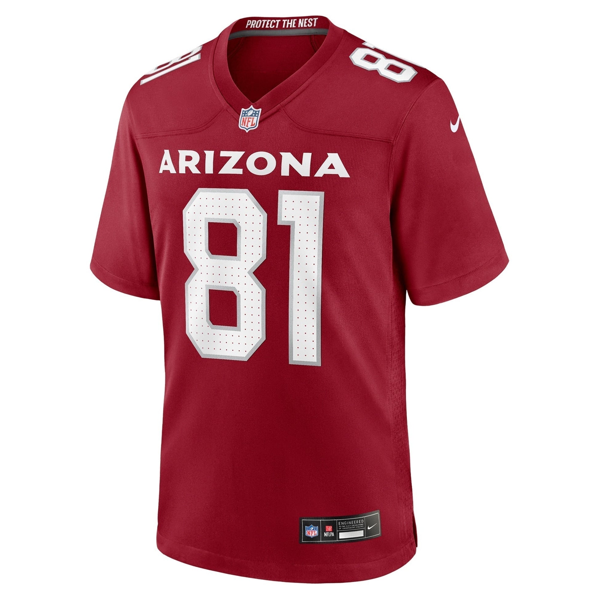 Travis Vokolek Arizona Cardinals Team Game Jersey - Cardinal football jersey product view 2