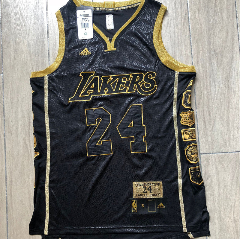 24#Kobe Bryant Retirement Commemorative Fully Embroidered Jersey basketball jersey product view 1