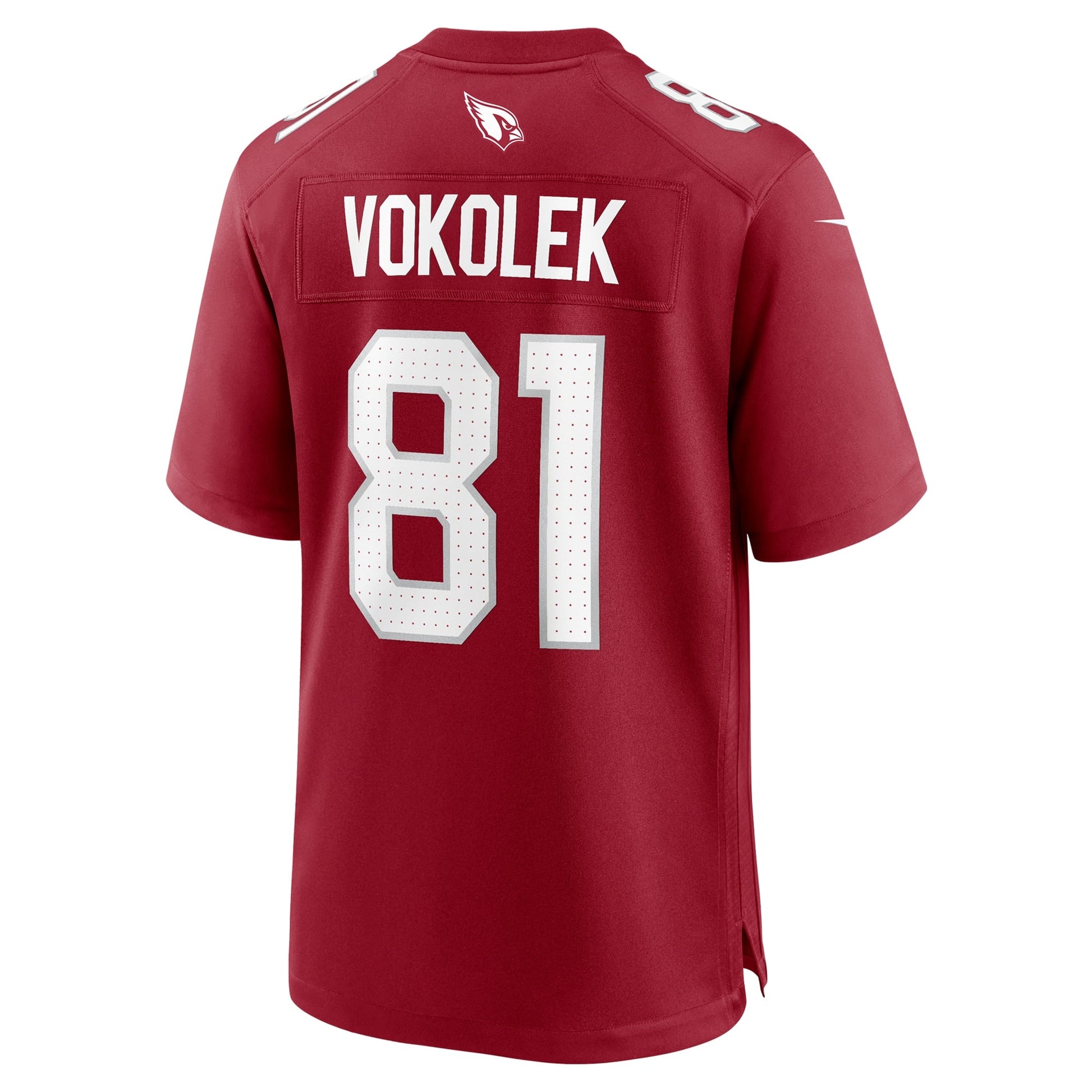 Travis Vokolek Arizona Cardinals Team Game Jersey - Cardinal football jersey product view 3