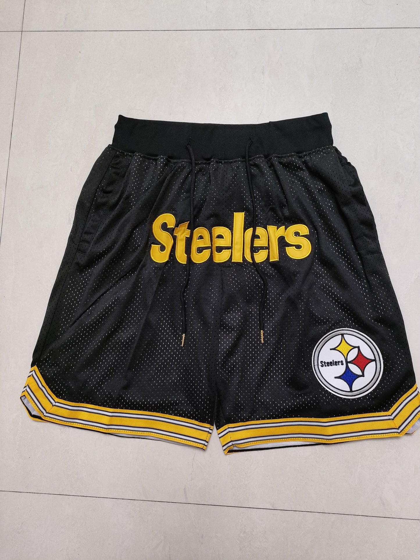 JUST DON Pittsburgh Steelers Pocket Shorts football jersey product view 1