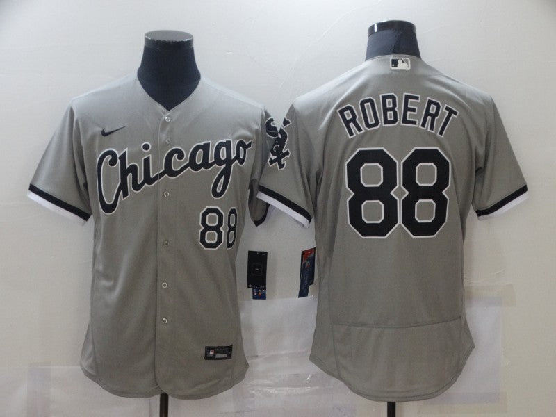 Men's Chicago White Sox Luis Robert #88 Gray Replica Baseball Jersey baseball jersey product view 1