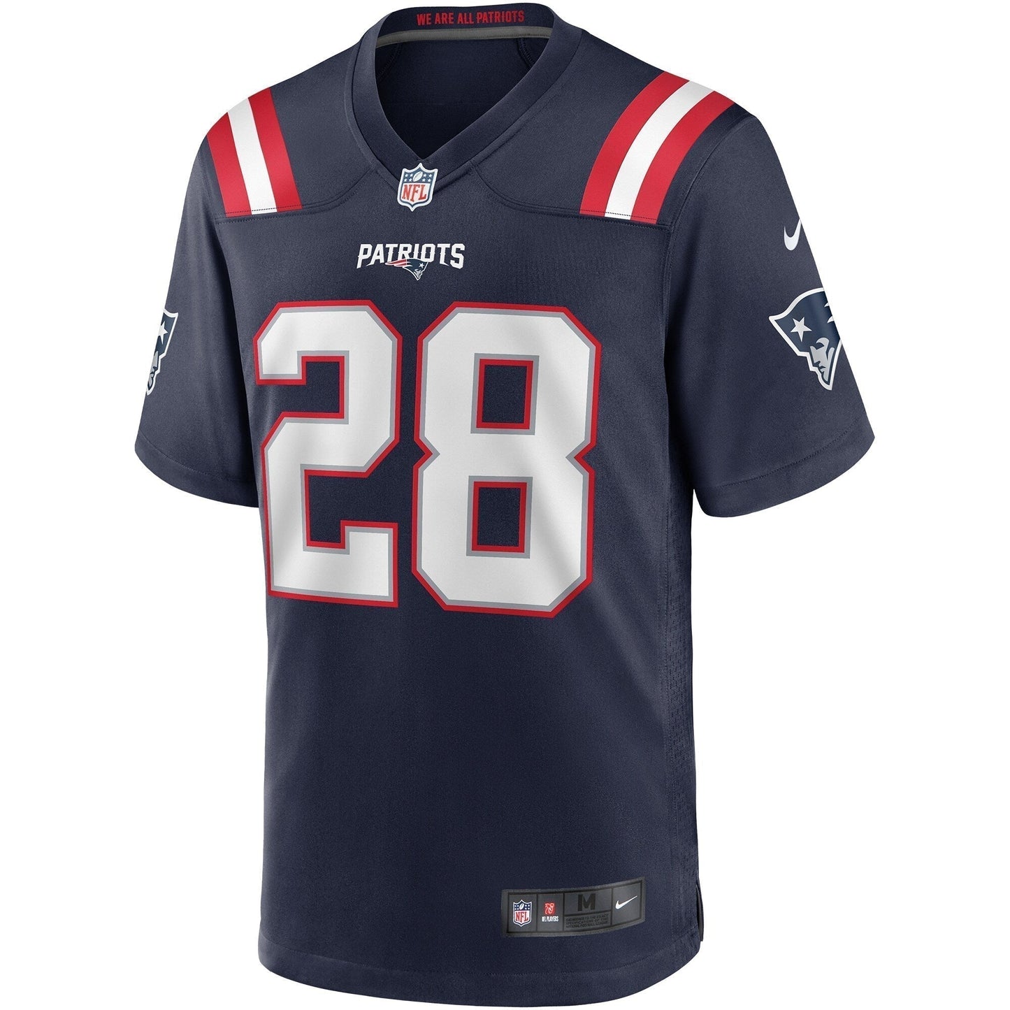 Curtis Martin New England Patriots Game Retired Jersey - Navy football jersey product view 2