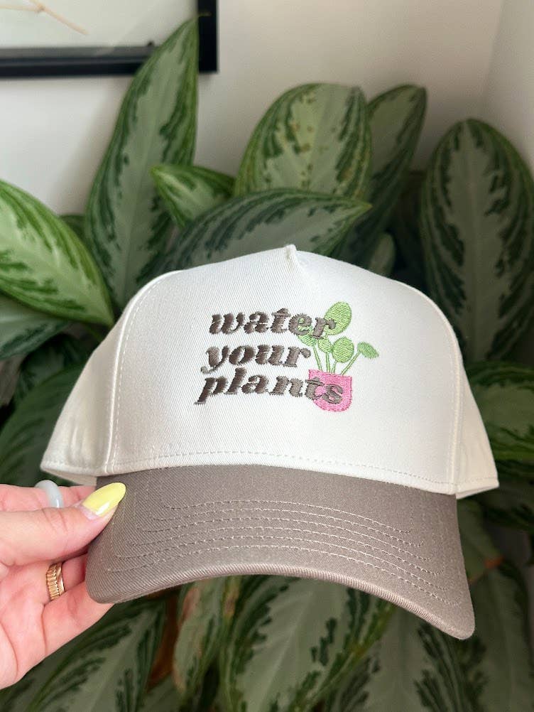 Water Your Plants Hat (Customizable) Unisex T-shirt, Sweatshirt, Hoodie, Long Sleeve Tee - T-Shirt, Sweatshirt, Hoodie