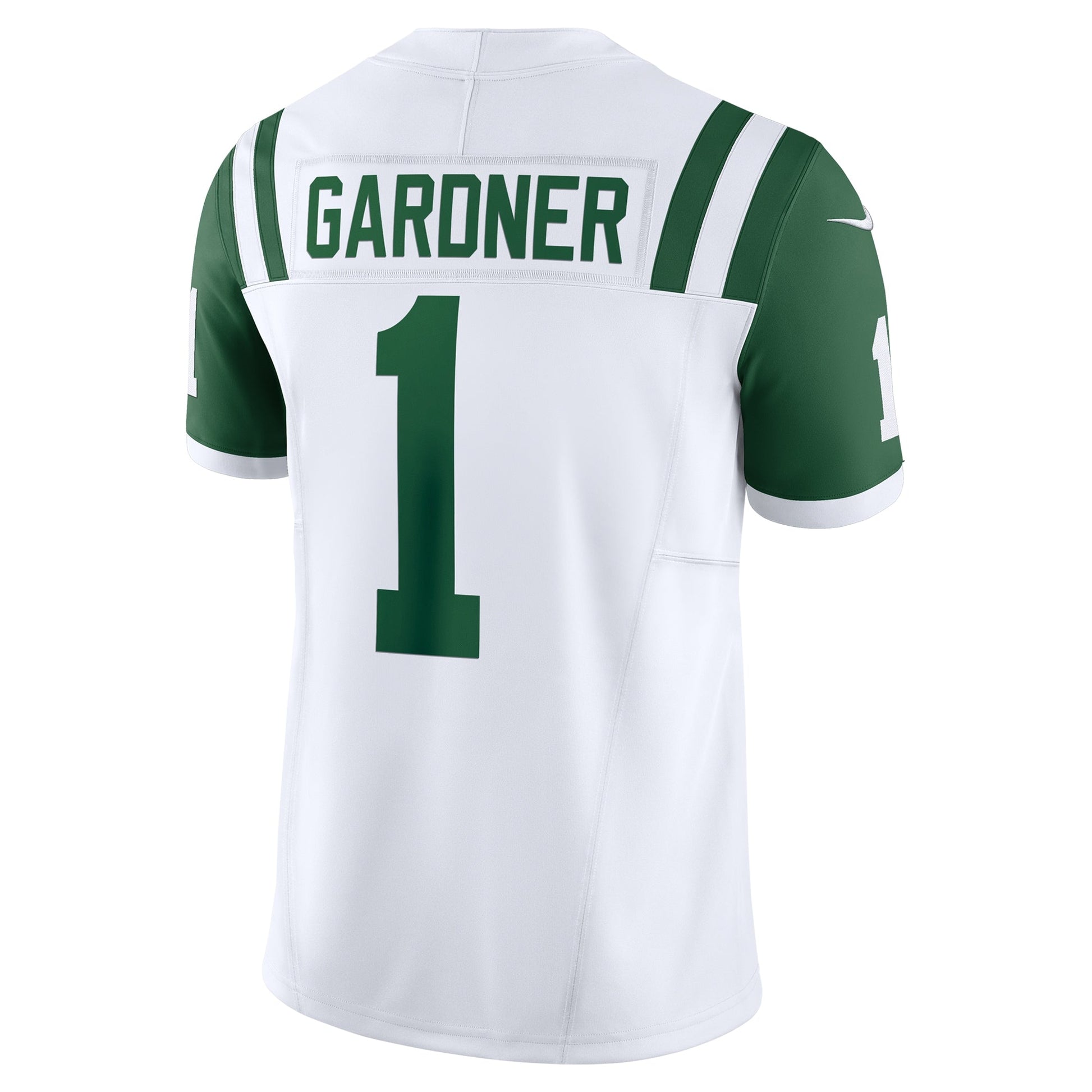 Ahmad Sauce Gardner New York Jets Classic Alternate Vapor F.U.S.E. Limited Jersey - White football jersey product view 3