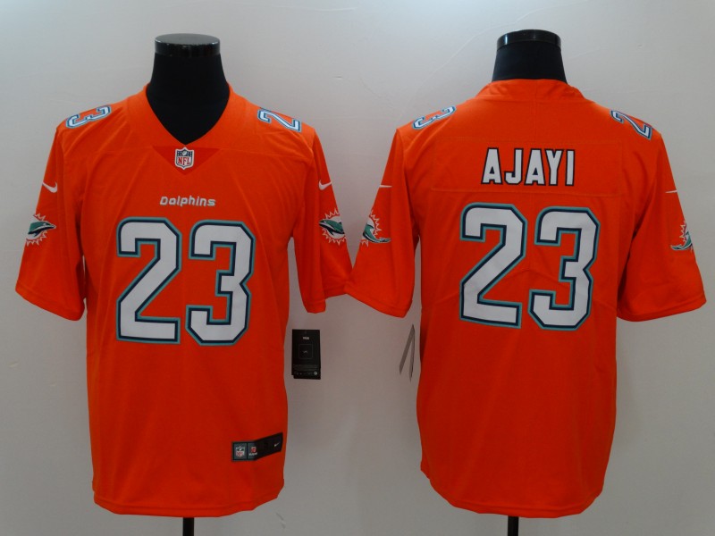 Men's Miami Dolphins Jay Ajayi Orange Game Jersey football jersey product view 1