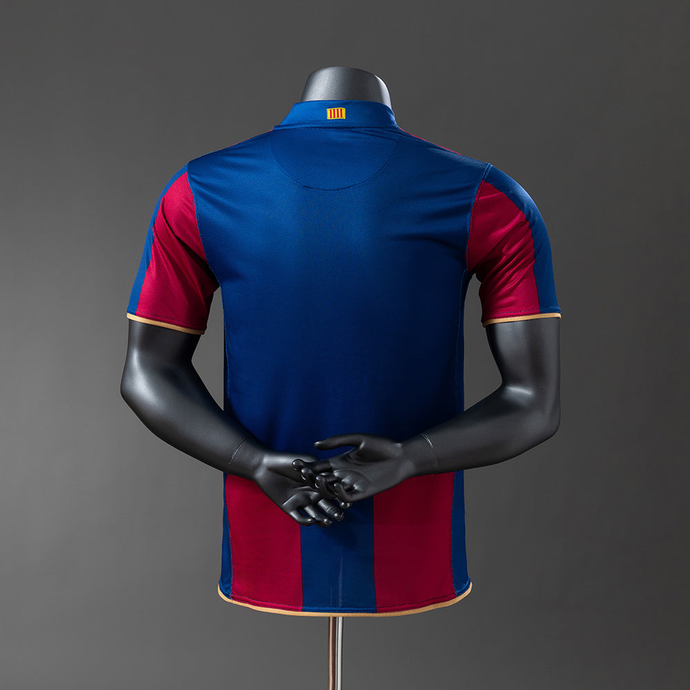 Barcelona 07/08 Player Version Retro Home Jersey sports jersey product view 2