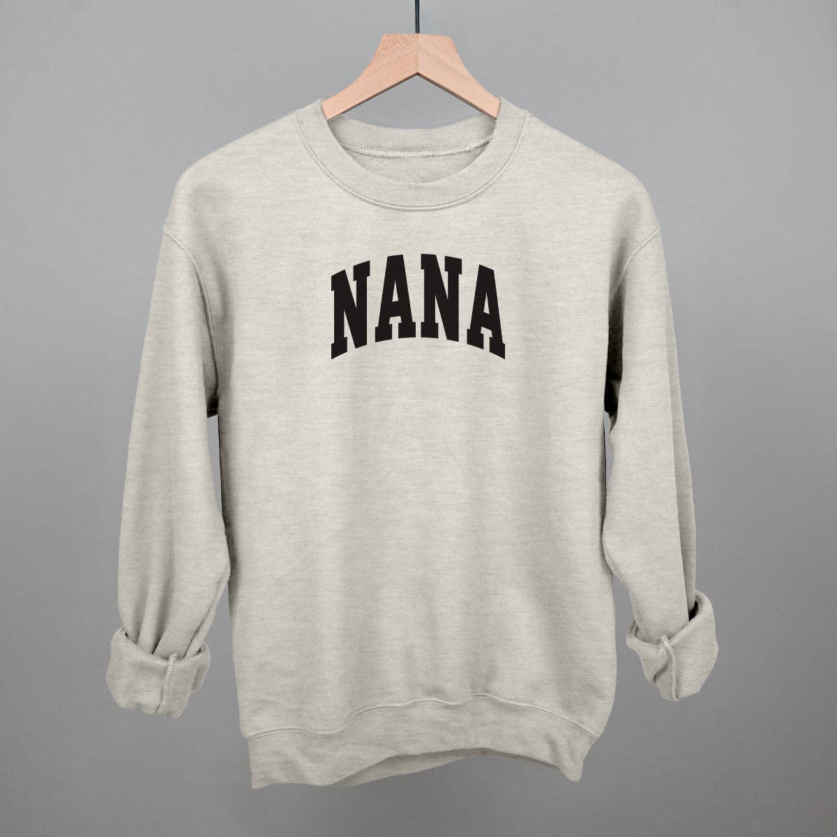Nana Collegiate (Black) Unisex T-shirt, Sweatshirt, Hoodie, Long Sleeve Tee - T-Shirt, Sweatshirt, Hoodie
