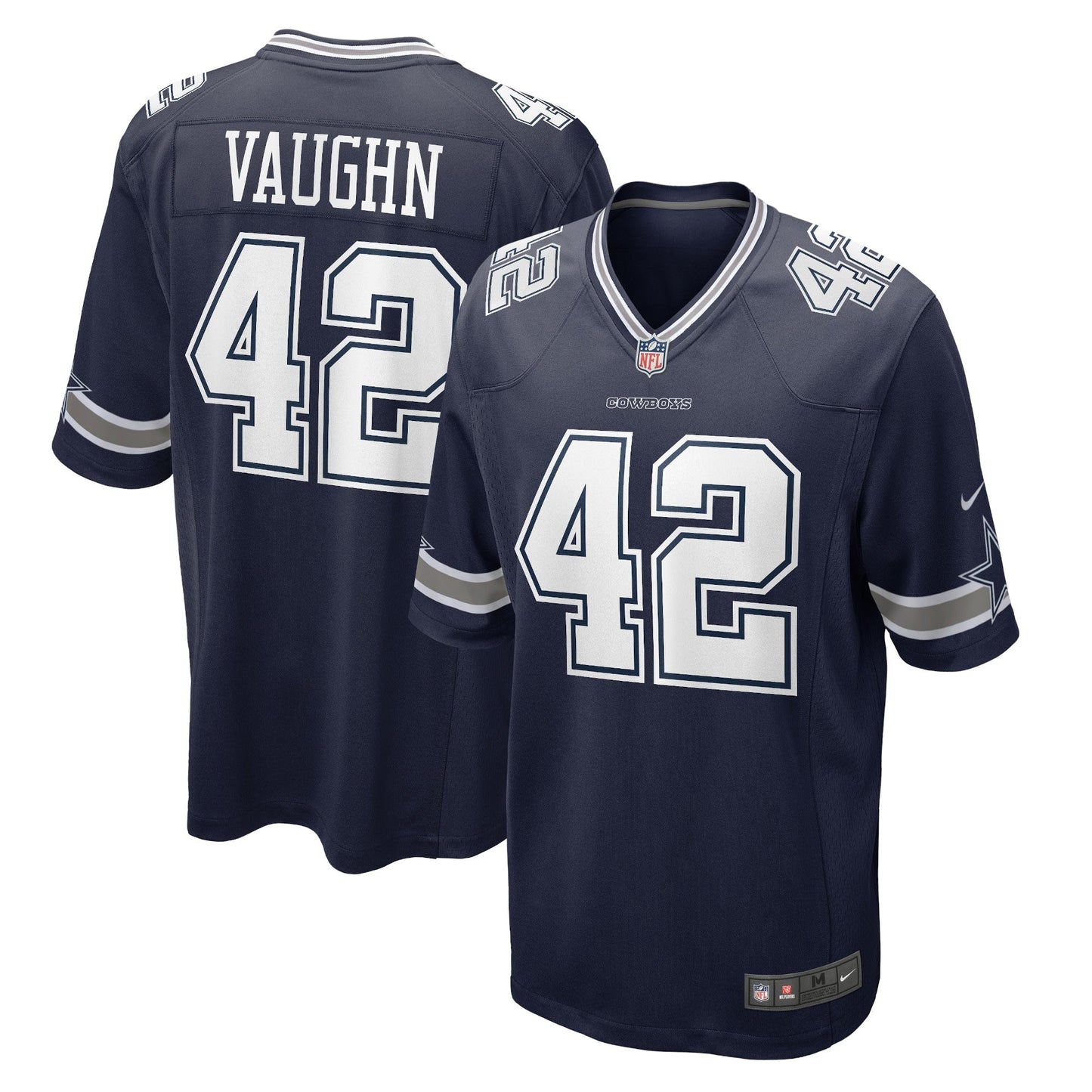 Deuce Vaughn Dallas Cowboys Game Jersey - Navy football jersey product view 1