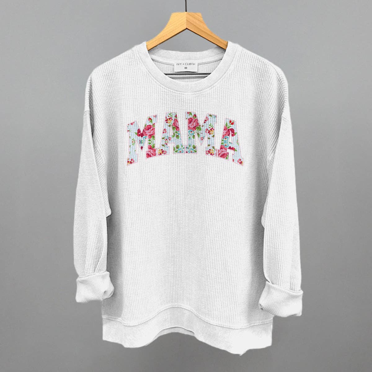 Mama (Block Letter Floral) Unisex T-shirt, Sweatshirt, Hoodie, Long Sleeve Tee - T-Shirt, Sweatshirt, Hoodie