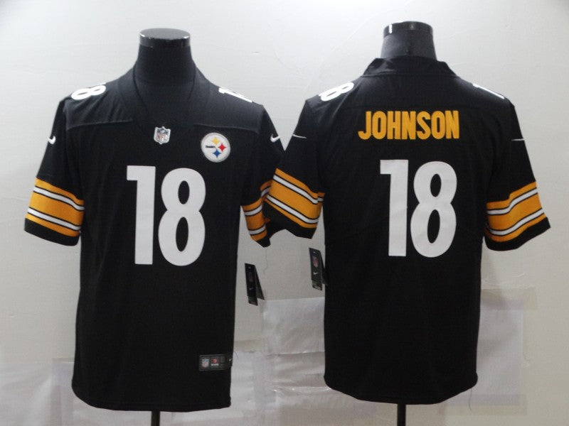 Men's Pittsburgh Steelers Diontae Johnson Black Game Jersey football jersey product view 1