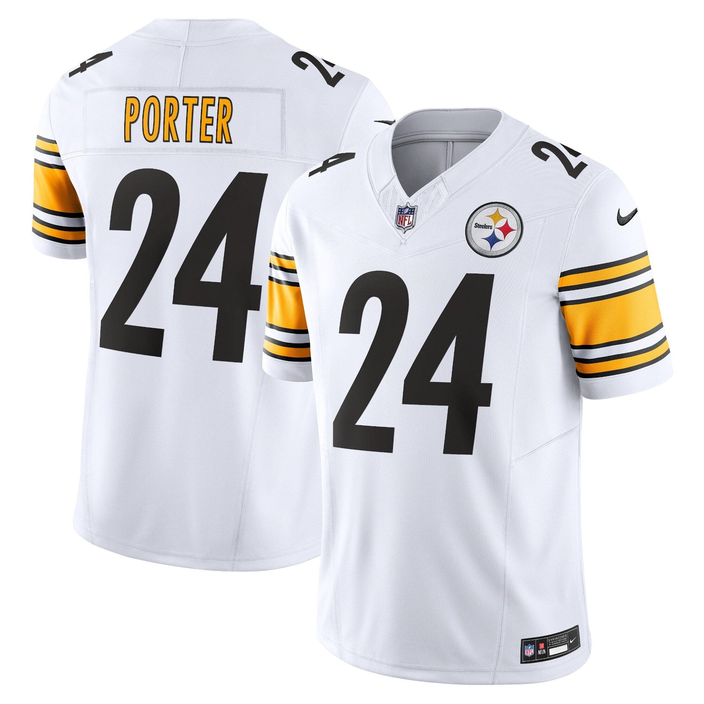 Joey Porter Jr. Pittsburgh Steelers Vapor F.U.S.E. Limited Jersey - White football jersey product view 1