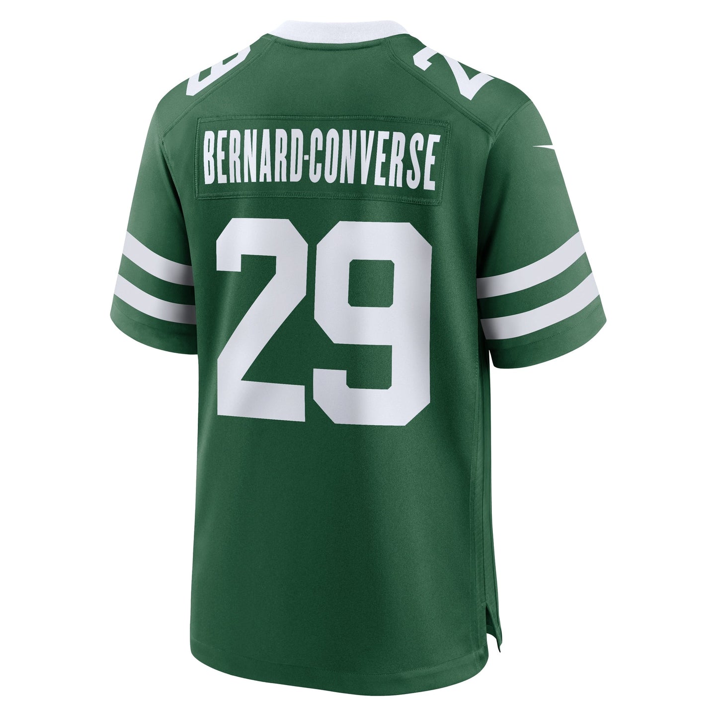 Jarrick Bernard-Converse New York Jets Team Game Jersey - Legacy Green football jersey product view 3