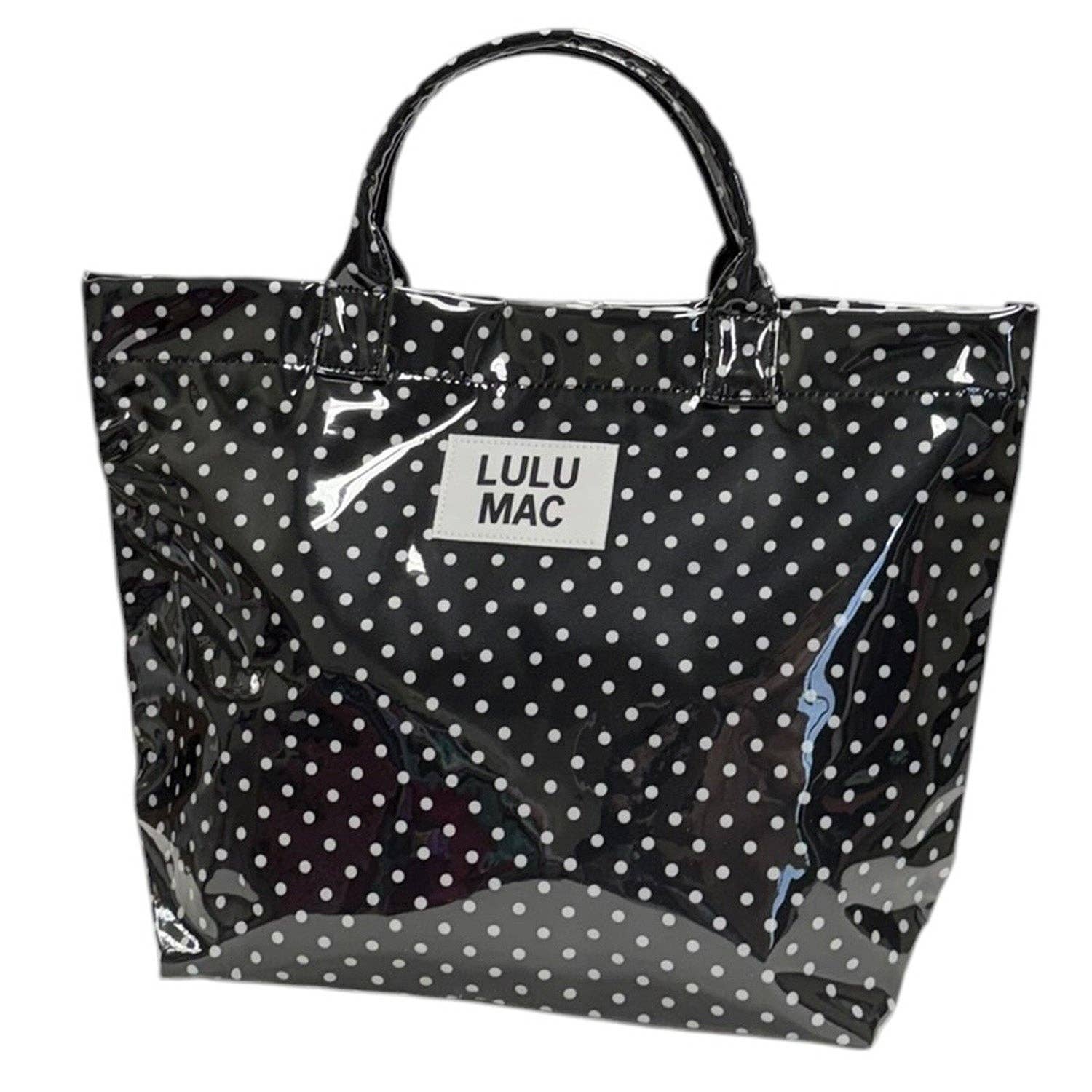 LM-BG-1003 Tote Bag Black/White Dot Unisex T-shirt, Sweatshirt, Hoodie, Long Sleeve Tee - T-Shirt, Sweatshirt, Hoodie