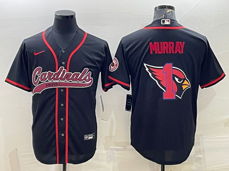 Men's Arizona Cardinals Kyler Murray #1 Black Player Jersey1 Joint Edition football jersey product view 1