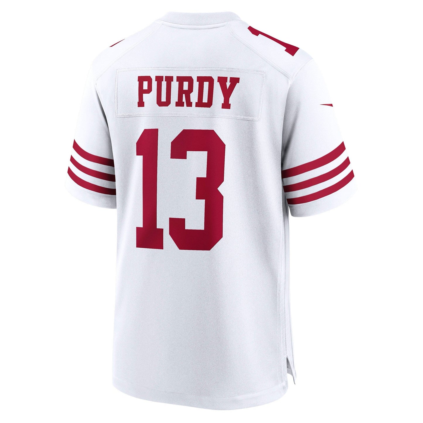 Brock Purdy San Francisco 49ers Game Jersey - White football jersey product view 3