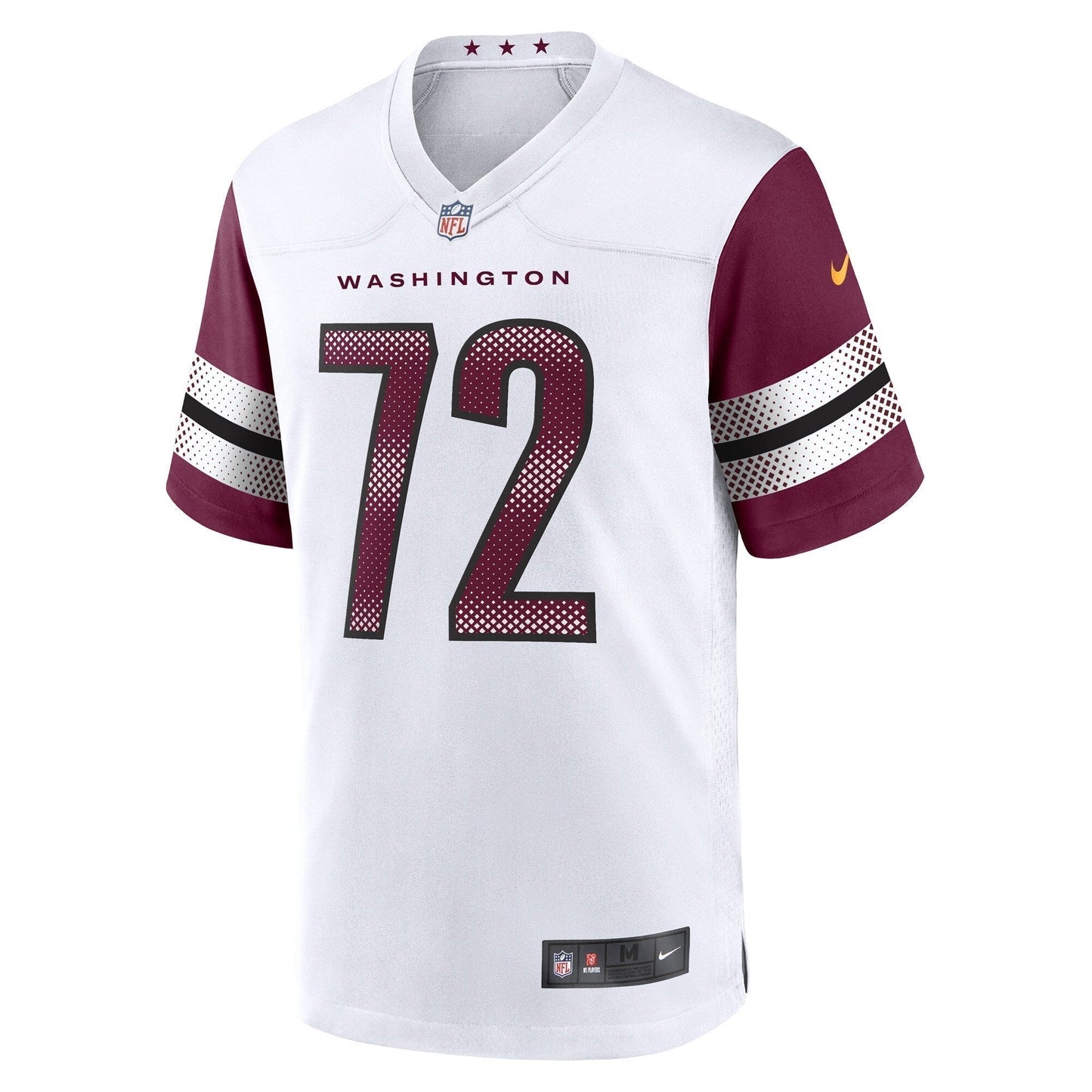 Charles Leno Jr. Washington Commanders Away Game Jersey - White football jersey product view 2
