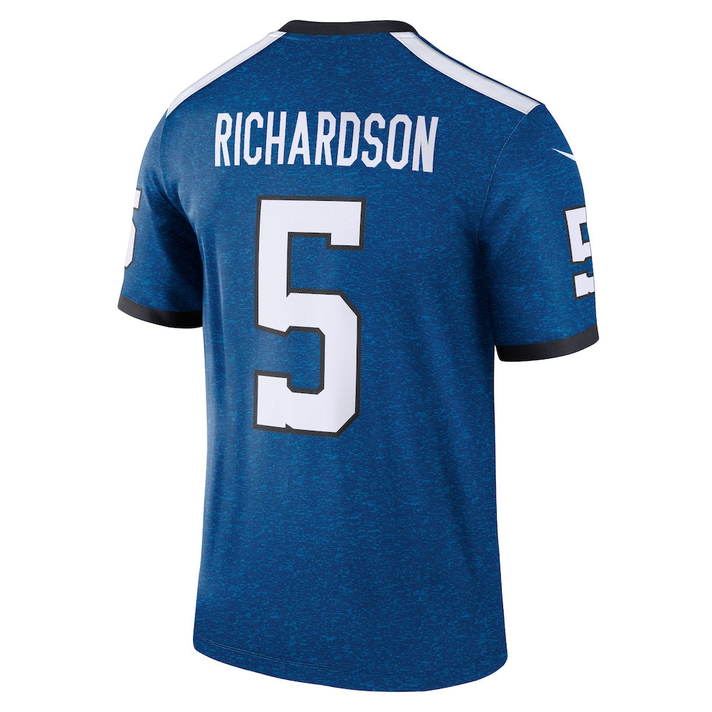 IN.Colts #5 Anthony Richardson Royal Alternate Indiana Nights Performance Top Jersey football jersey product view 1